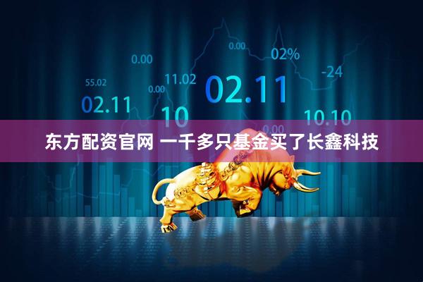 东方配资官网 一千多只基金买了长鑫科技